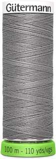 Naaigaren polyester universeel garen 100 meter grijs