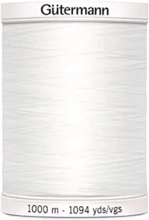 Naaigaren polyester zwart 1000 meter