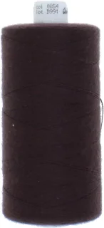 Naaigaren rol polyester 1000 meter bruin