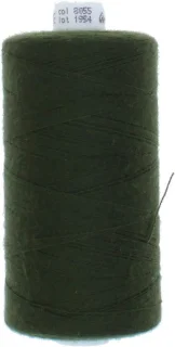Naaigaren rol polyester garen 1000 meter bruin