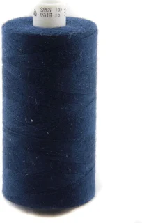 Naaigaren rol polyester nachtblauw