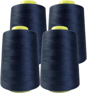 Naaigaren rollen - 4 stuks - blauw