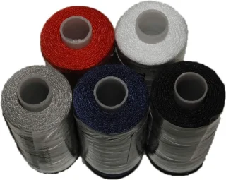 Naaigaren set polyester 5 kleuren 500 meter assorti