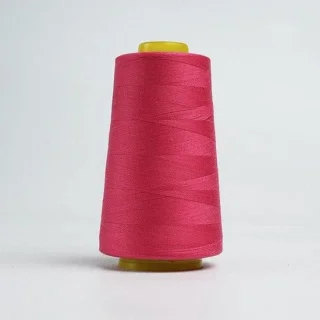 Naaigaren set polyester roze rood