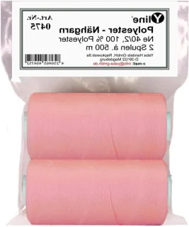 Naaigaren set - polyester - roze