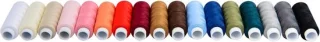 Naaigaren set polyester wit