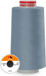 Naaigaren set polyester zwart wit
