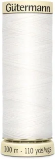 Naaigaren spoel polyester - wit