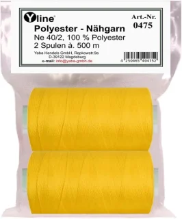 Naaigaren spoelen polyester garen licht oranje