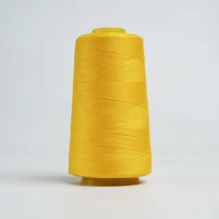 Naaigaren van polyester voor naaimachine, 3000 meter, geel
