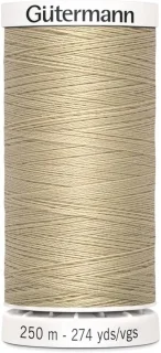 Naaigaren zwart 250m polyester