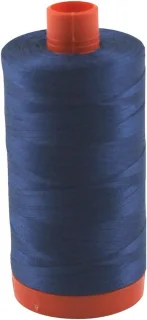 Naaigarenspoel van katoen - 1300 meter - blauw