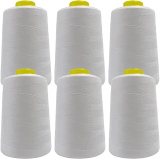Naaigarenspoelen - 6 stuks - wit