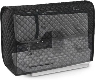 Naaimachine beschermhoes 43 x 18 x 31 cm zwart