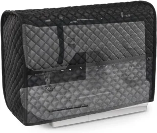 Naaimachine beschermhoes 43x18x31 cm zwart