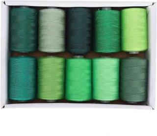 Naaimachine draadset groen