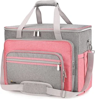 Naaimachine draagtas - 43x24x33 cm - roze