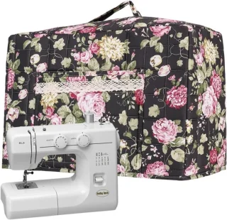 Naaimachine- en overlockhoes boho bloemig