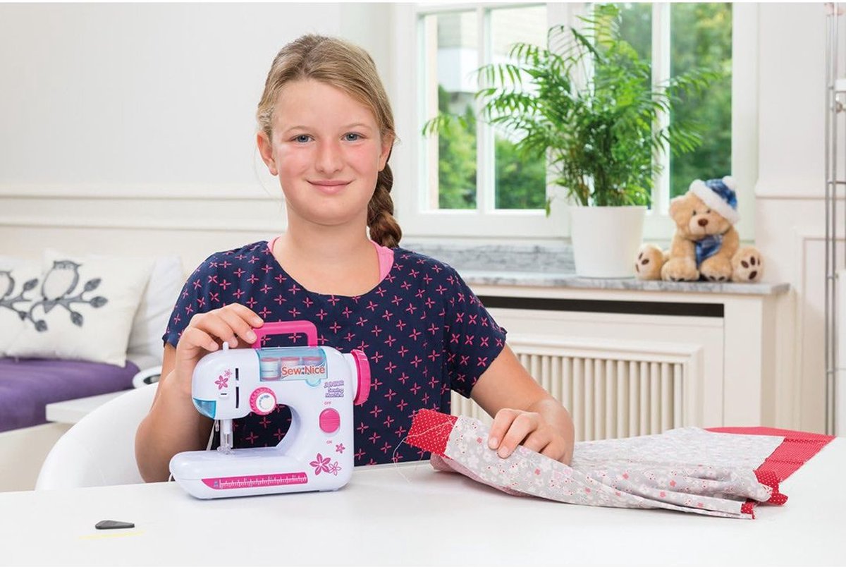 Naaimachine Kinderen 10+ Wit Roze