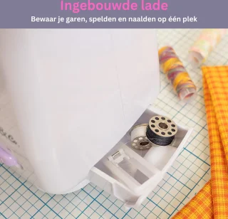 Naaimachine Kinderen Wit Lichtpaars Starterspakket