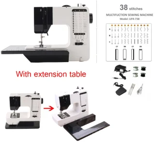 Naaimachine met accessoires 38 steken