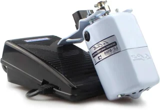 Naaimachine motor 150W - verstelbaar pedaal - wit
