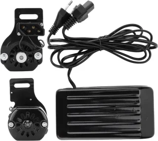 Naaimachine motor met voetpedaal - 180W - zwart
