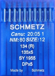 Naaimachine naalden industrie ronde zuiger 10 stuks zilver