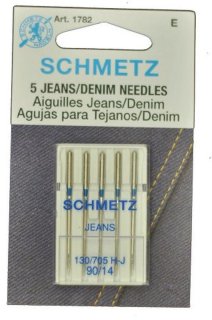 De Naaimachine-naalden Jeans 90/14 in één oogopslag