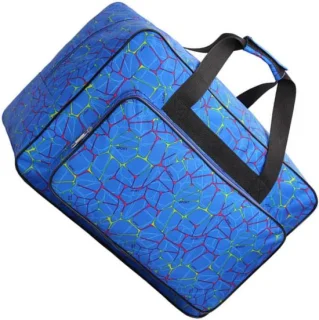 Naaimachine opbergtas - 38x18x25 cm - blauw