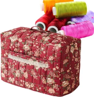 Naaimachine opbergtas - 43 x 35 x 24 cm - multicolor