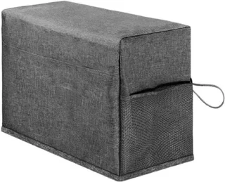Naaimachine opbergtas 46 x 21 x 32 cm grijs
