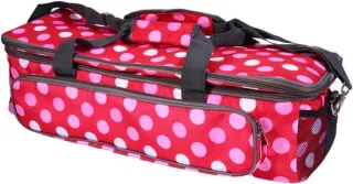 Naaimachine opbergtas 58x20x19 cm rood