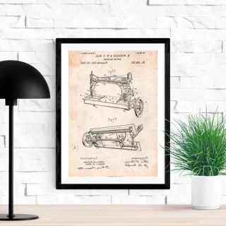 Naaimachine Patent Poster