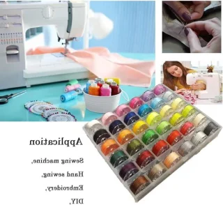 Naaimachine spoelen en garens set