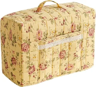 Naaimachine stofhoes vintage bloemenprint