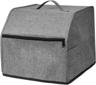 Naaimachine stofkap - serger overlockhoes - 31,5 x 29 x 28,5 cm - grijs