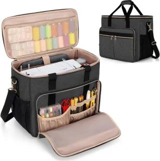 Naaimachine tas 39x19,5x34 cm zwart