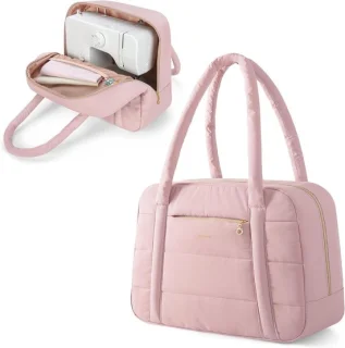 Naaimachine tas 43.2 x 20.3 x 31.8 cm roze