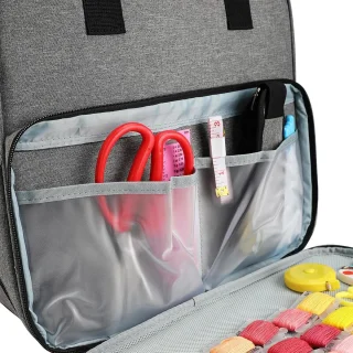 Naaimachine Tas - Opbergtas Naaiaccessoires - Naaimachine Transport - Waterdicht Oxford Materiaal - Standaard Formaat - Donker Paars