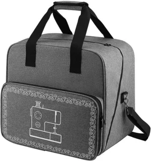 Naaimachine tas/opbergdoos 38 x 36 x 29 cm grijs