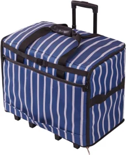 Naaimachine trolley opbergtas navy blauw