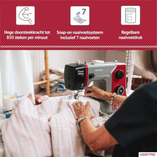 Naaimachine voor leer en jeans