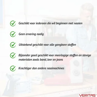 Naaimachine voor leer en jeans