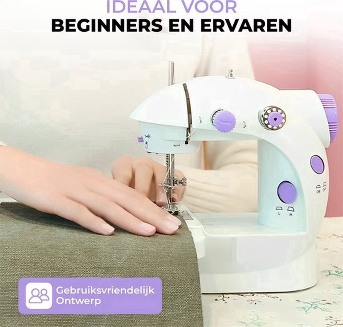 Naaimachine Wit - Beginners & Kids - Incl. E-book