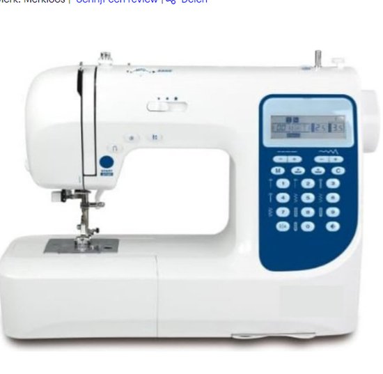 Naaimachine Wit Blauw review