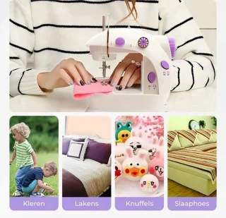 Naaimachine Wit - Inclusief E-book - Beginners & Kids