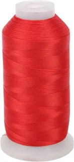 Naaimachinegaren borduurgaren polyester, 1 meter, rood