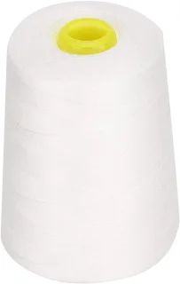 Naaimachinegaren polyester - 8000 yards - wit