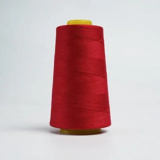 Naaimachinegaren polyester donkerrood